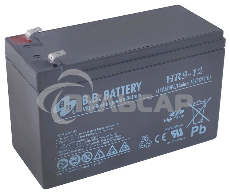 Батарея B.B.Battery HR 9-12 (12V 9Ah)