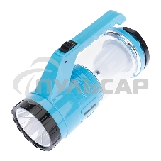 Фонарь туристический/поисковый/кемпинговый с Powerbank, аккумулятор, головной + боковой свет, солнечная батарея. Индикатор зарядки (выносное зарядное