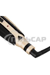 Выпрямитель Starwind SHC 7075 55Вт черный/шампань (макс.темп.:200С)