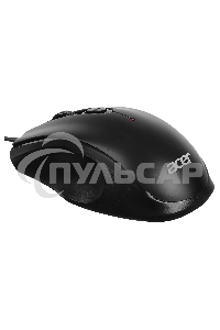 Мышь проводная Acer OMW020 черный, 1600 dpi, USB, кнопки - 4