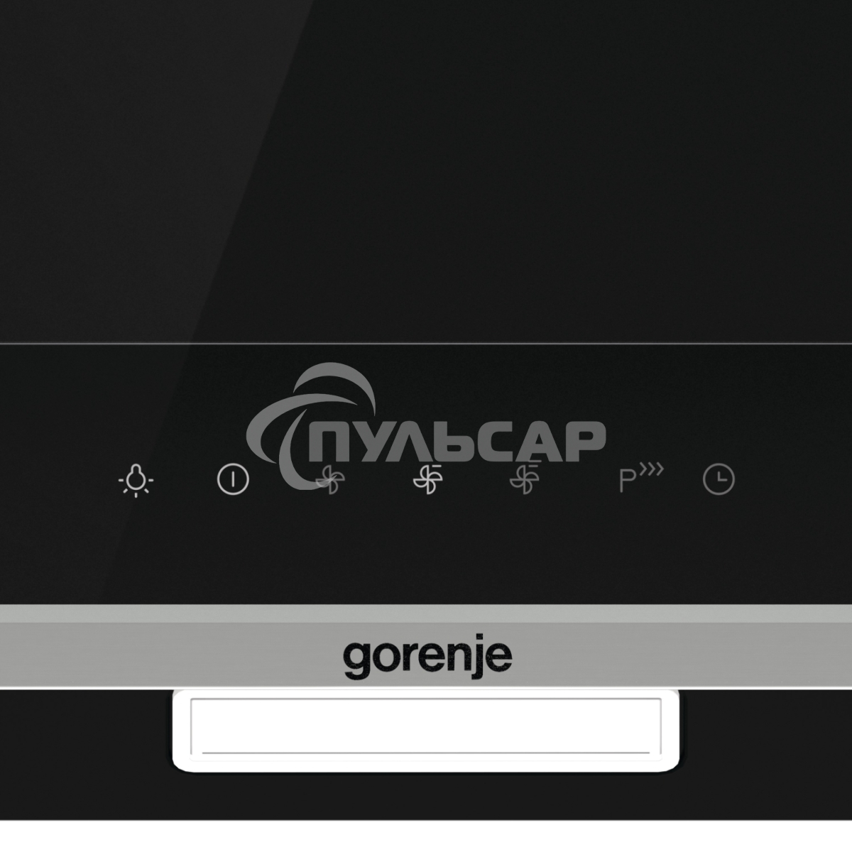 Вытяжка наклонная Gorenje WHI649X21P черный/серебристый, 60 см, 740 куб. м/ч, 67 дБ