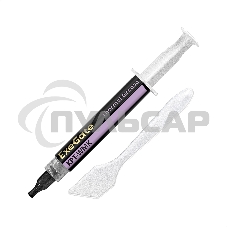 Термопаста ExeGate KPT-WMK (0,8 Вт/(м•К), 3г, шприц с лопаткой)