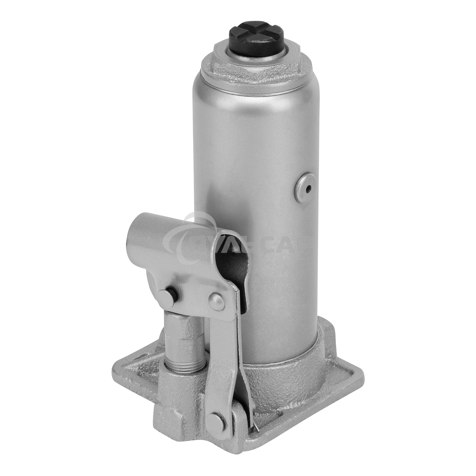 Домкрат гидравлический бутылочный Matrix, 4 т, h подъема 194–372 мм, в пласт. кейсе