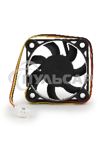 Вентилятор для корпуса Gembird D50SM-12AS черный 50мм 4500rpm 24db 3-pin 827