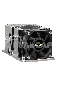 Кулер для процессора ExeGate ESNK-P0068APS4.PWM.2U.3647.Cu серебристый/черный, 60 мм, алюминий/медь, 6800 об/мин, 52 дБ, 4 pin, 205 Вт, 64.5 мм