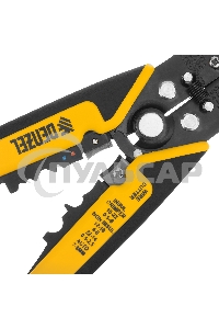 Щипцы для зачистки электропроводов 0,2-6 мм2, функция обрезания проводов  Denzel