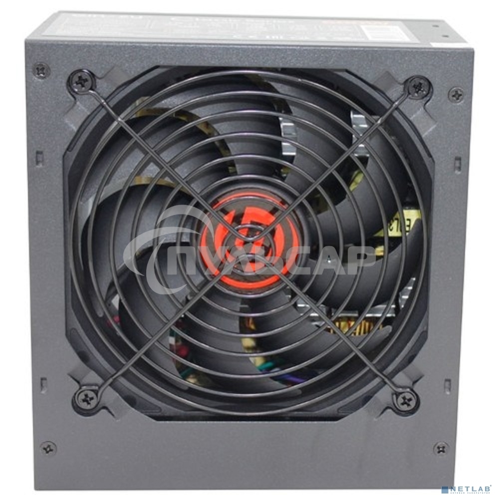 Блок питания Ginzzu CB600, 600Вт, 120мм, черный