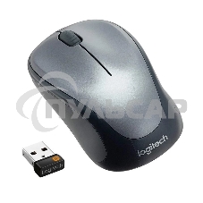 Мышь беспроводная Logitech M235 серый/черный, 1000 dpi, радиоканал, USB, кнопки - 3