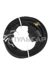 Удлинитель-шнур силовой Top Series, КГТТ, 10м, 1 розетка, 3*1,5 мм Denzel