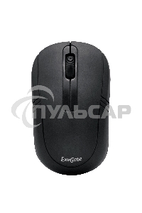 Мышь беспроводная ExeGate Professional Standard SR-9021 черный, 1200 dpi, радиоканал, USB, кнопки - 3