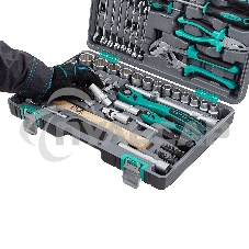 Набор инструментов 76 предметов 12 гранные головки 14116 STELS