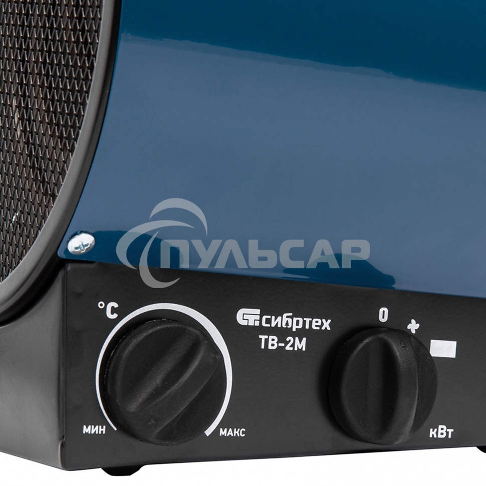 Тепловая пушка Сибртех ТВ-2М (тепловентилятор), 230 В, 2 реж. вентилятор, 2000 Вт