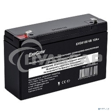 Батарея ExeGate EP234537RUS DT 612/EXG6120 (6V 12Ah) клеммы F1