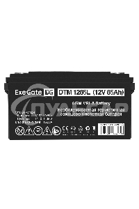Аккумуляторная батарея ExeGate DTM 1265L (12V 65Ah, болт М6)