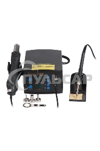 Станция паяльная термовоздушная + паяльник Lukey 702