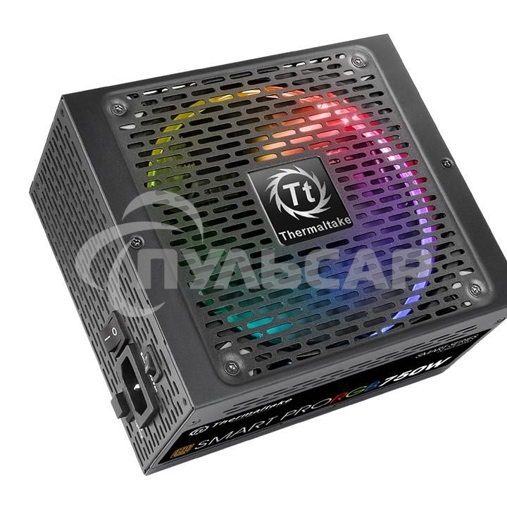 Блок питания Thermaltake Smart Pro RGb (PS-SPR-0750FPCBEU-R), 750Вт, 80 PLUS Bronze, 140мм, модульный, черный