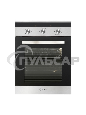 Духовой шкаф LEX EDM 4570 IX55 л, таймер, 7 функций, встраиваемый