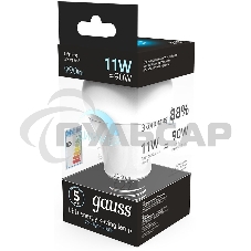 Лампа cветодиодная Gauss LED A60-dim E27 11W 990lm 4100К SQ102502211-D
