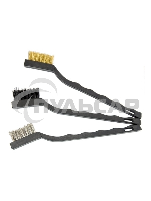 Набор щеток Matrix, 3 шт., металлические с пластмассовой ручкой, малые