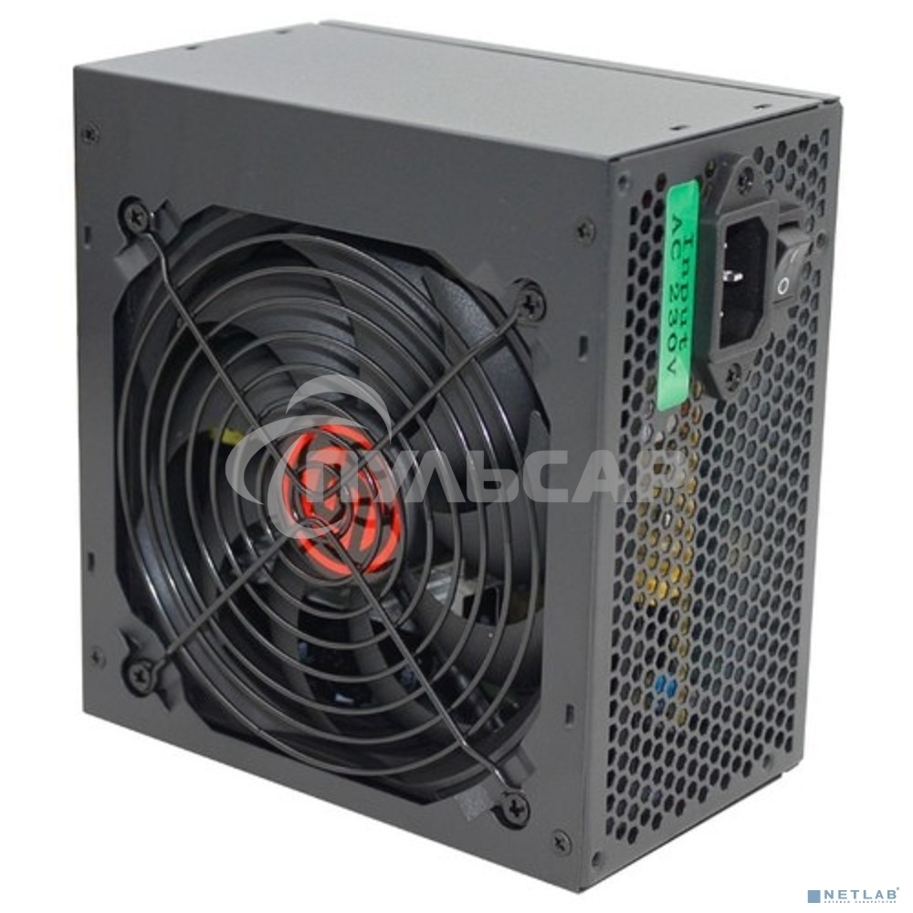 Блок питания Ginzzu CB600, 600Вт, 120мм, черный