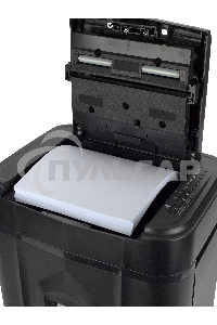 Шредер Heleos АП20-4 черный с автоподачей (секр.P-4) перекрестный 131лист. 20лтр. скрепки скобы пл.карты