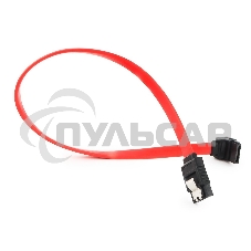 Кабель интерфейсный SATA Cablexpert CC-SATAM-DATA90-0.3M, 30см, угловой разъем, 7pin/7pin, защелка, пакет