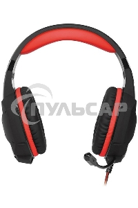 Игровые стереонаушники с микрофоном SVEN AP-G988MV, черный-красный Игровые стереонаушники с микрофоном SVEN AP-G988MV, черный-красный