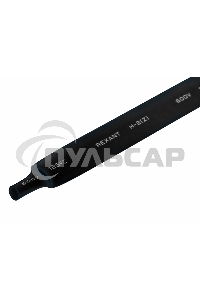 Термоусаживаемая трубка Rexant 9,0/4,5 мм, черная, упаковка 50 шт. по 1 м