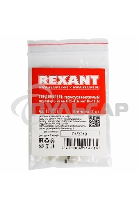 Соединитель термоусаживаемый под пайку L-26 мм 0.25-0.34 мм² (ПК-т 0,34) белый Rexant