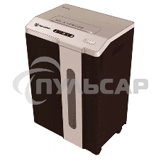 Шредер New United Etalon ET-15M серый (секр.P-5)/перекрестный/15лист./25.6лтр./скрепки/скобы/пл.карты/CD Шредер New United Etalon ET-15M серый (секр.P-5)/перекрестный/15лист./25.6лтр./скрепки/скобы/пл.карты/CD