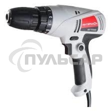 Дрель-шуруповерт ИНТЕРСКОЛ ДШ-10/260Э, Сетевая, 260Вт