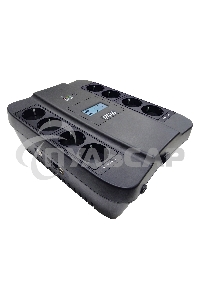 Источник бесперебойного питания Powercom Back-UPS SPIDER, Line-Interactive, LCD, AVR, 550VA/330W, Schuko, USB, черный (1456259)