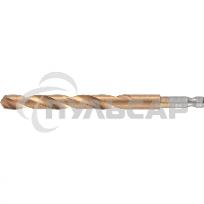 Сверло по металлу Matrix, 2 мм, HSS, нитридтитановое покрытие, 6-гранный хвостовик