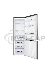 Холодильник Maunfeld MFF195NFIX10 нержавеющая сталь двухкамерный 252/98л морозилка снизу, No Frost