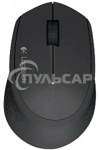 Мышь беспроводная Logitech M280 серый, 1000 dpi, радиоканал, USB, кнопки - 3