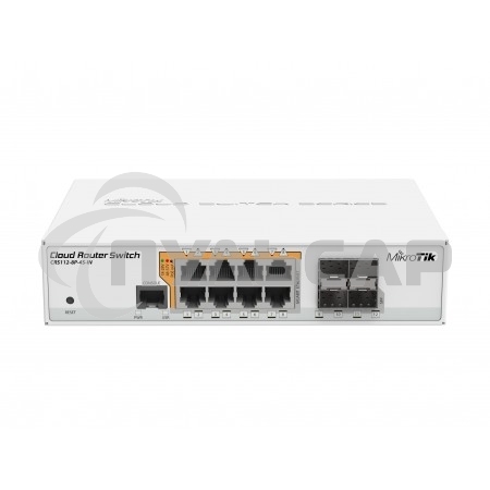 Маршрутизатор 8PORT 1000M 4SFP CRS112-8P-4S-IN MIKROTIK