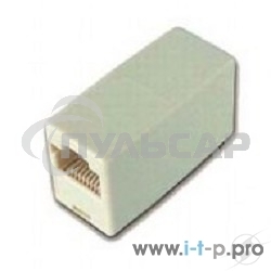 Коннектор проходной адаптер RJ45 Gembird Соединитель RJ-45F/RJ-45F TA350/1