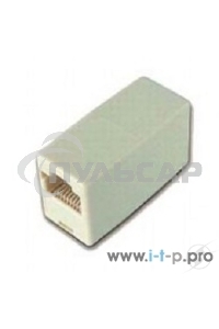 Коннектор проходной адаптер RJ45 Gembird Соединитель RJ-45F/RJ-45F TA350/1