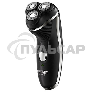 Электробритва Delta LUX DL-0725 черный: 3 Вт, аккум. 2,4 В