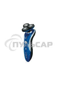 Электробритва Centek CT-2170 (синий) ротор 3D, влажное бритье, 3 плав.головки, 2-ные лезвия, до 50 мин раб
