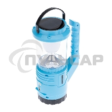 Фонарь туристический/поисковый/кемпинговый с Powerbank, аккумулятор, головной + боковой свет, солнечная батарея. Индикатор зарядки (выносное зарядное