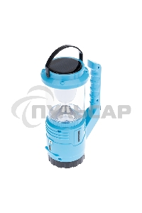 Фонарь туристический/поисковый/кемпинговый с Powerbank, аккумулятор, головной + боковой свет, солнечная батарея. Индикатор зарядки (выносное зарядное