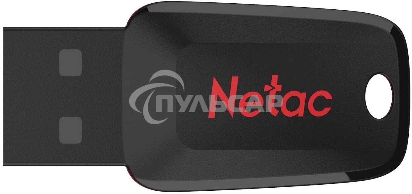 Флешка USB Netac U197 8 Gb <NT03U197N-008G-20BK>, USB 2.0, пластиковая, черная