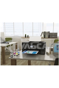 МФУ струйное Epson L14150, A3, цветной, печ. 38 стр/мин (ч/б) 24 стр/мин (цв.), 1200 x 4800 dpi (печать) 1200x2400dpi (скан.), USB, RJ-45, Wi-Fi