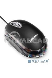 Мышь проводная Гарнизон GM-100 черный, 1000 dpi, USB, кнопки - 3