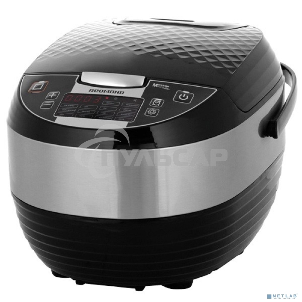 Мультиварка Redmond RMC-M4516 черный/серебристый