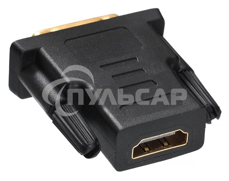 Адаптер Buro HDMI-19FDVID-M ADPT HDMI-19M(F)/DVI-D(M) с позол. конт.