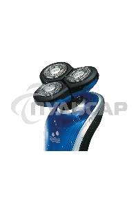 Электробритва Centek CT-2170 (синий) ротор 3D, влажное бритье, 3 плав.головки, 2-ные лезвия, до 50 мин раб