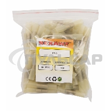 Соединительная гильза изолированная термоусаживаемая L-52 мм 4-6 мм² (ГСИ-т 6.0 / ГСИ-т 6,0-4,0) желтая Rexant