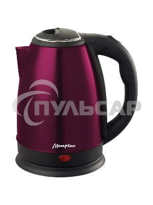 Чайник Матрена MA-002 электрический (1,8 л) стальной бордовый